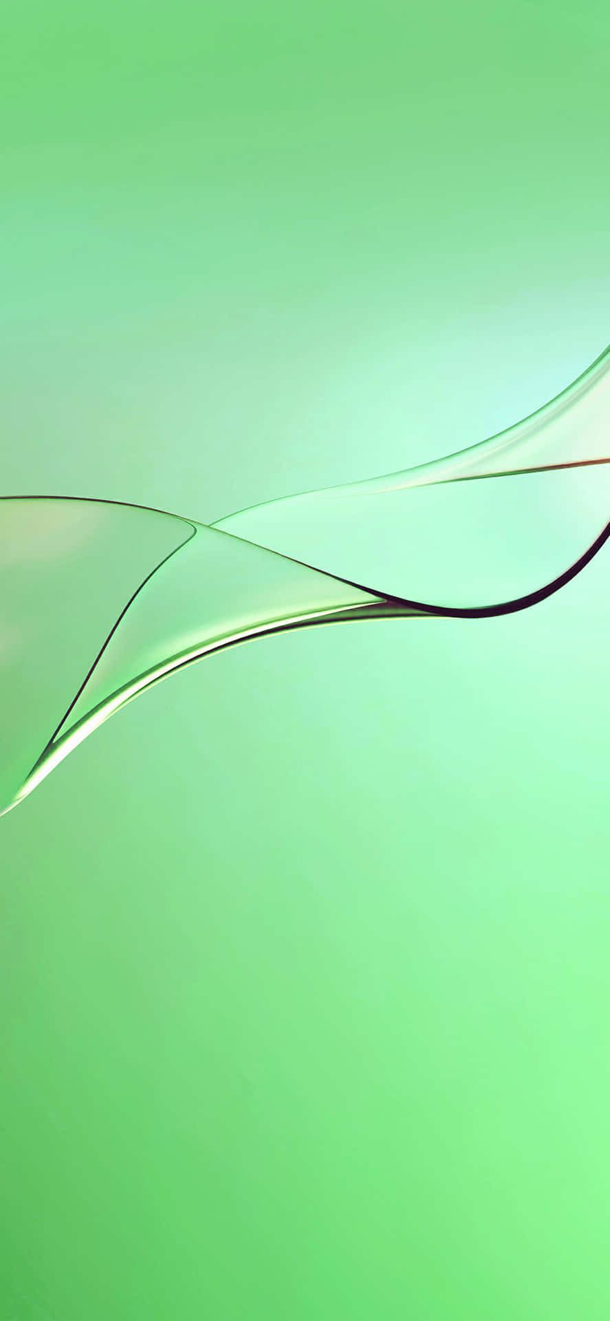 The Sleek Design Of The Latest Iphone 11 In A Bold Emerald Green.