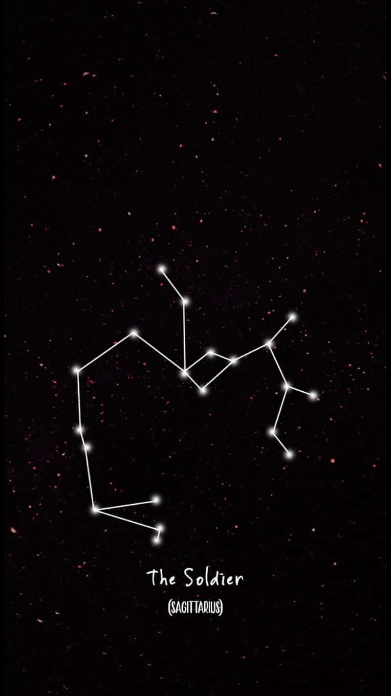 The Soldier Cute Sagittarius Constellation Background