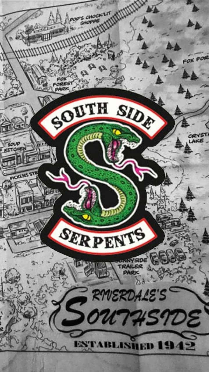 The Southside Serpents Prowling The Streets Of Riverdale. Background