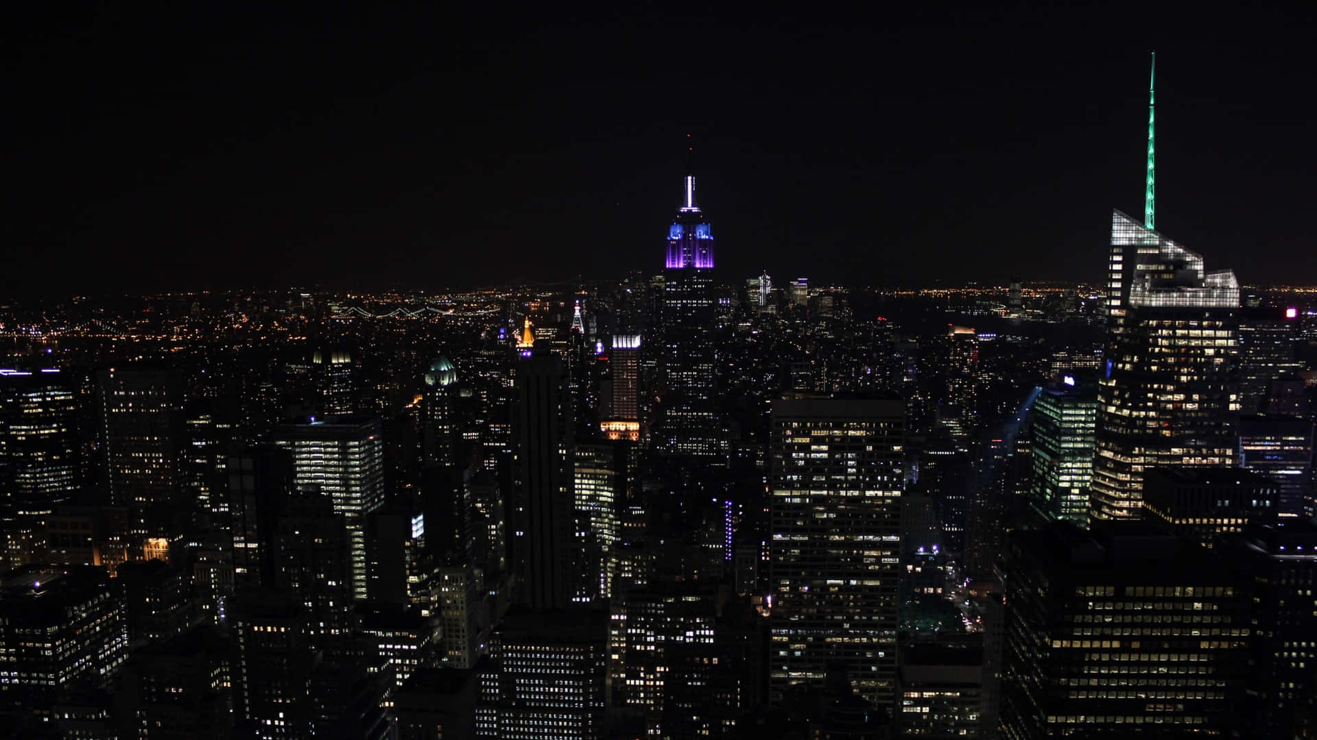 The Spectacular New York City Skyline Background