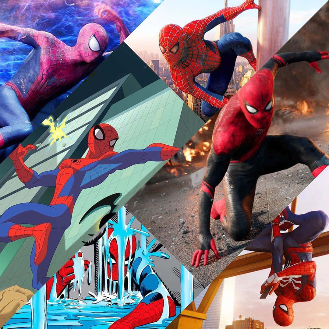 The Spectacular Spider-man Collage Background