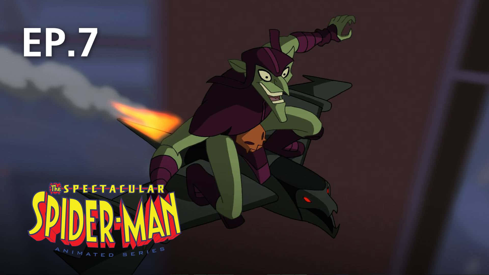 The Spectacular Spider-man Leaping Into Action Background