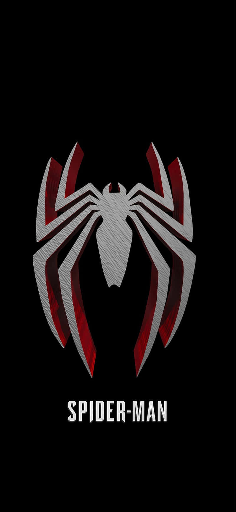 The Spider - Man Logo On A Black Background Background