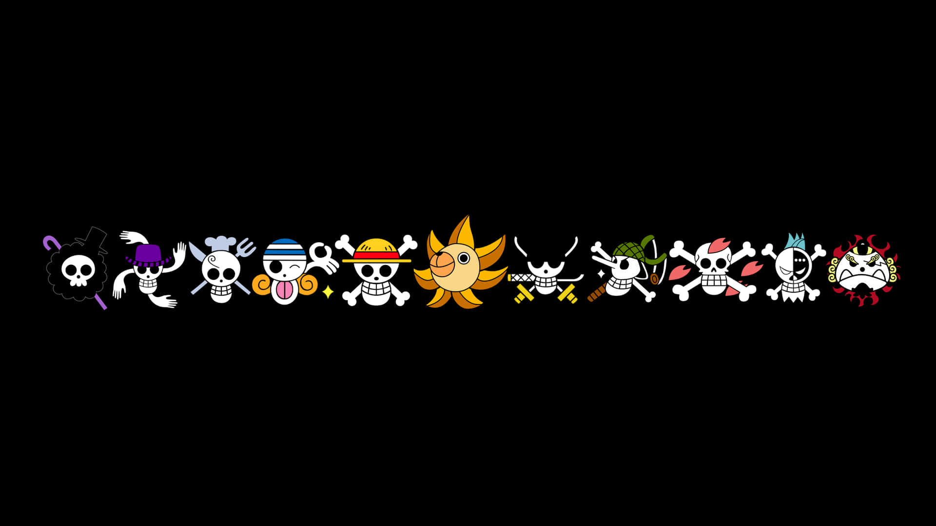 The Straw Hat Pirates Sailing For Adventure Background