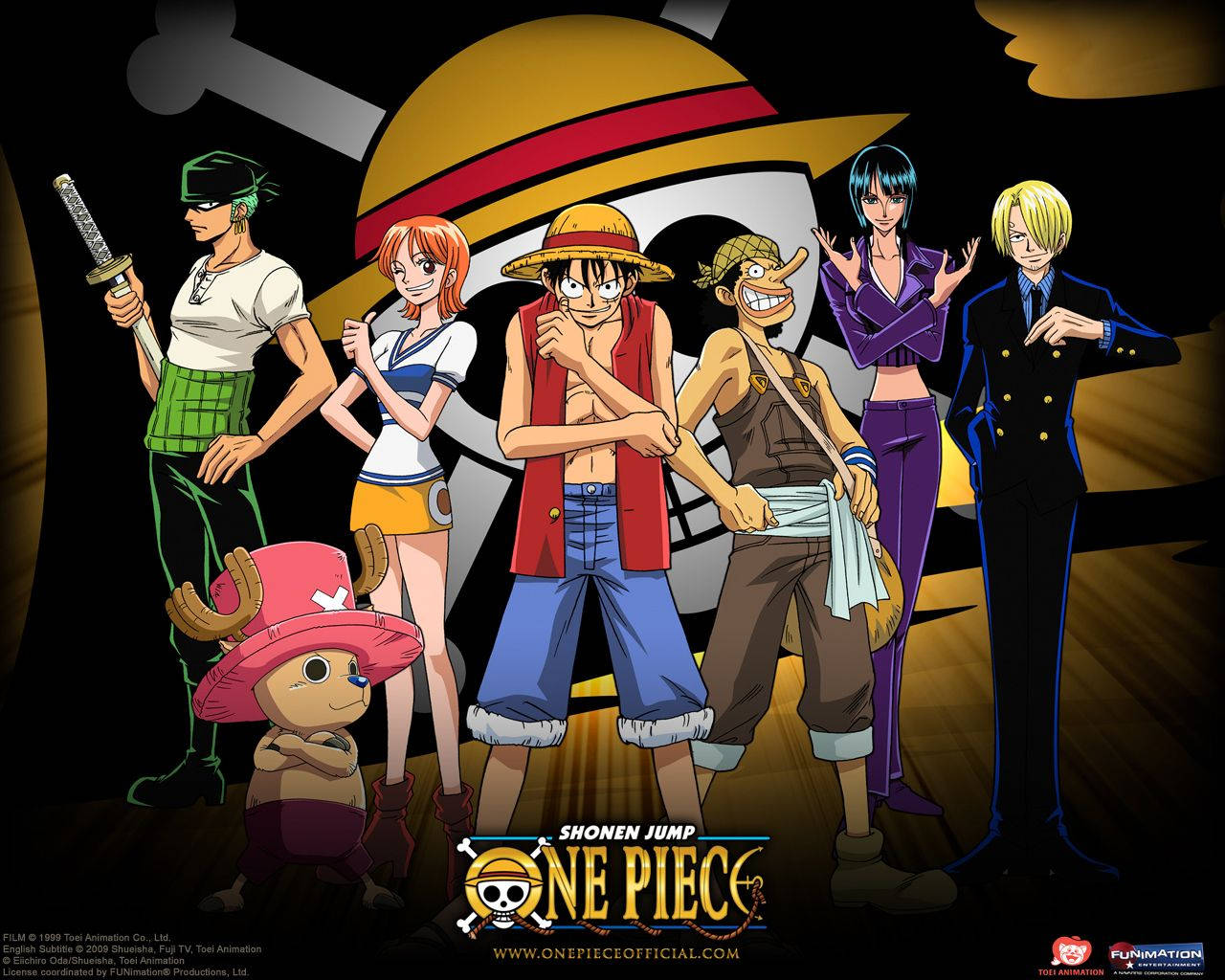 The Straw Hat Pirates Set Sail In Search Of Adventure Background