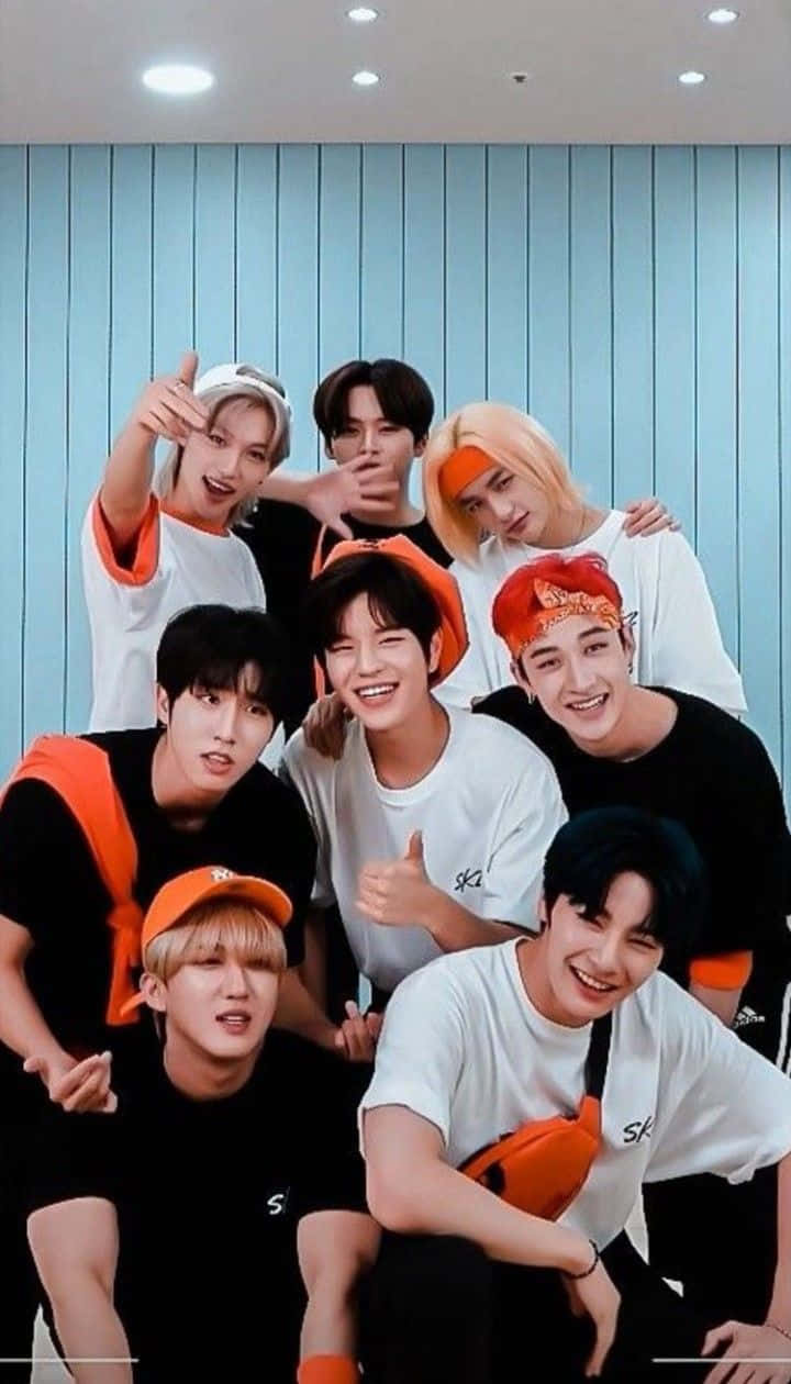 The Stray Kids Ot8 On Tour Background