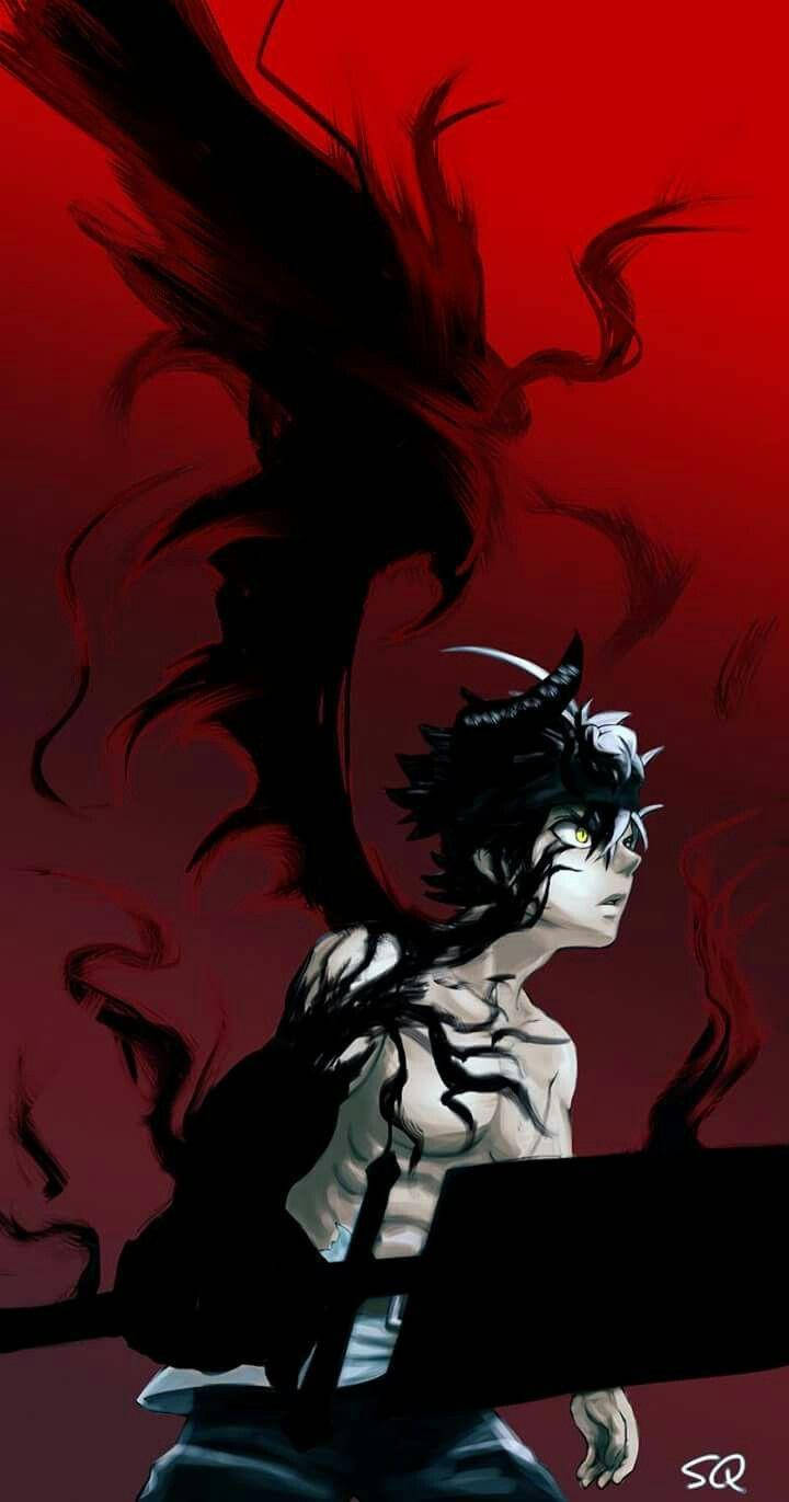 “the Strength And Determination Of Asta Of Black Clover” Background