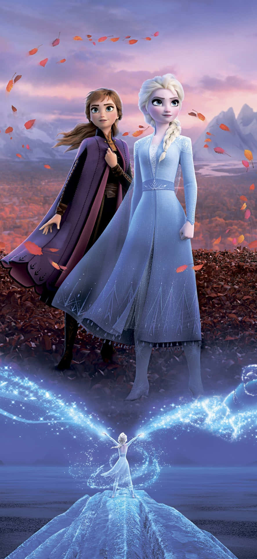 The Striking Beauty Of Elsa's White Dress From Frozen 2 Background