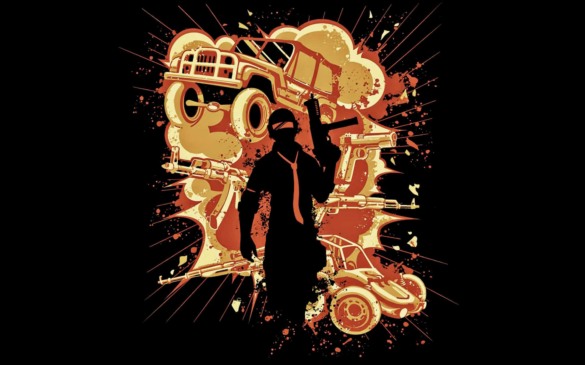 The Stunning Logo Of Playerunknown's Battlegrounds Background