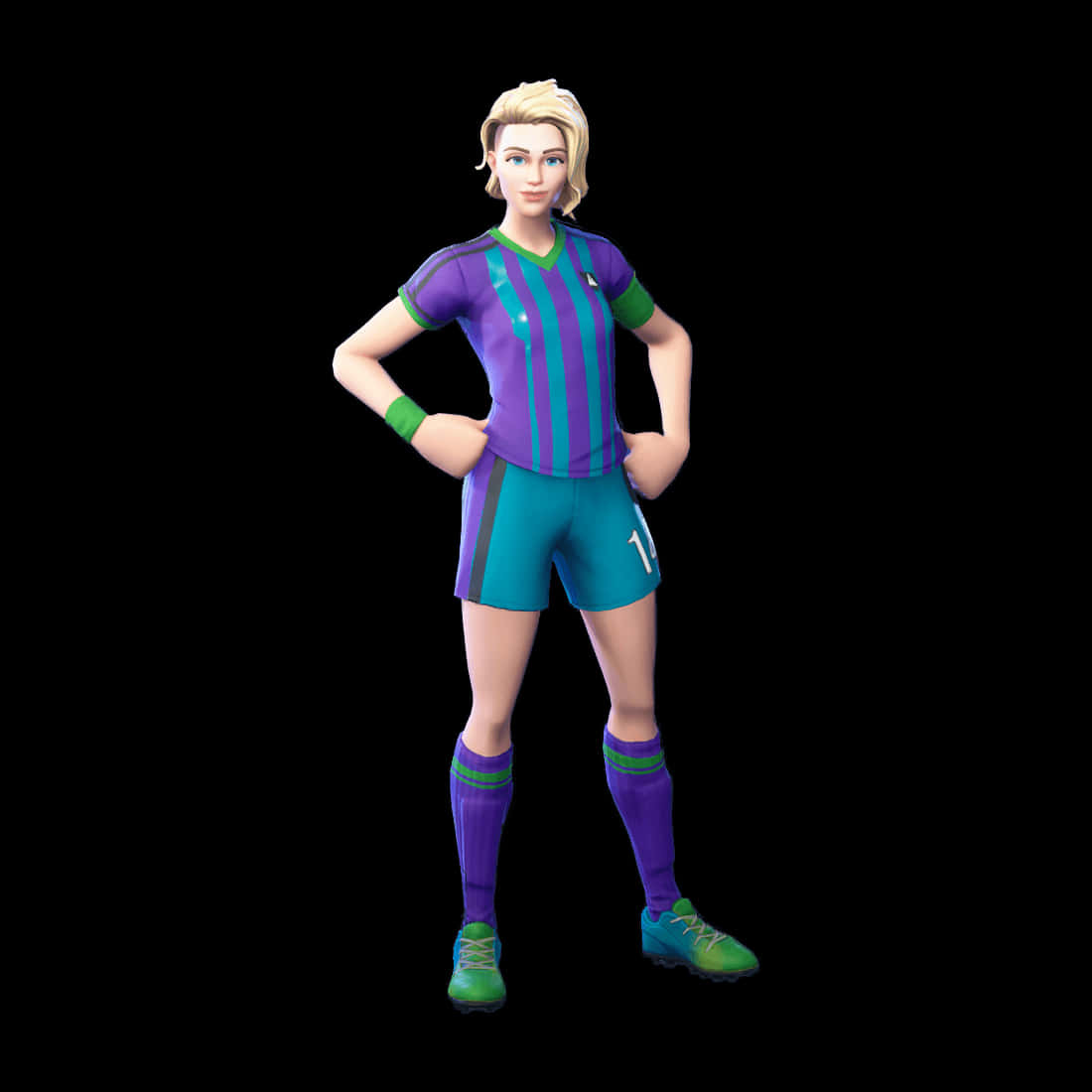 The Stylish And Competitive Fortnite Soccer Skin Background
