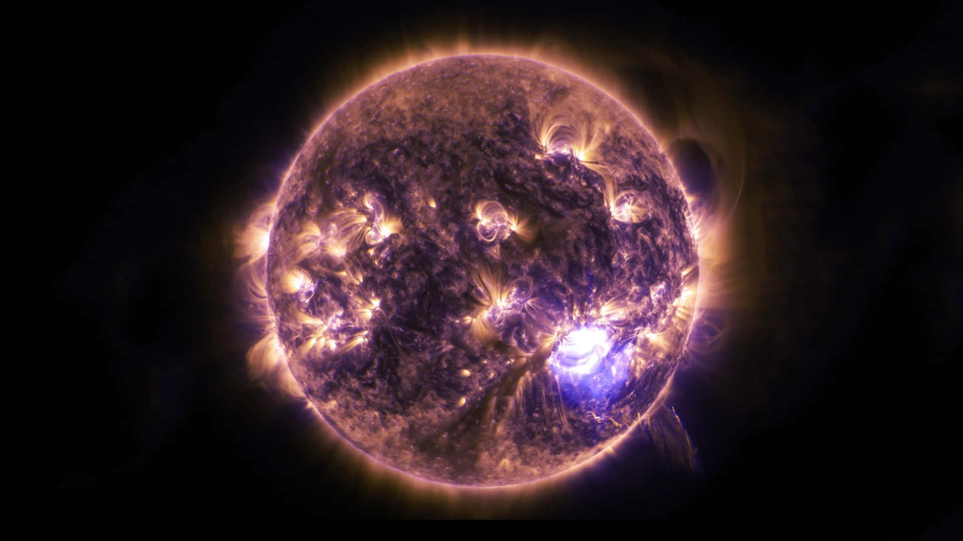 The Sun Is Seen From Space
