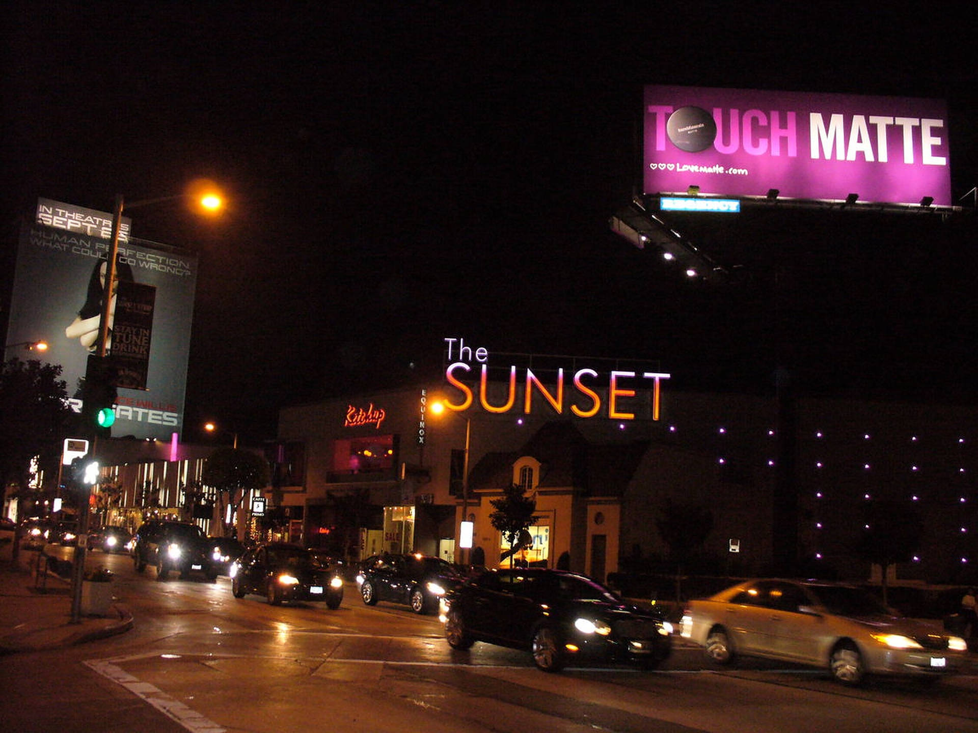 The Sunset Boulevard Background