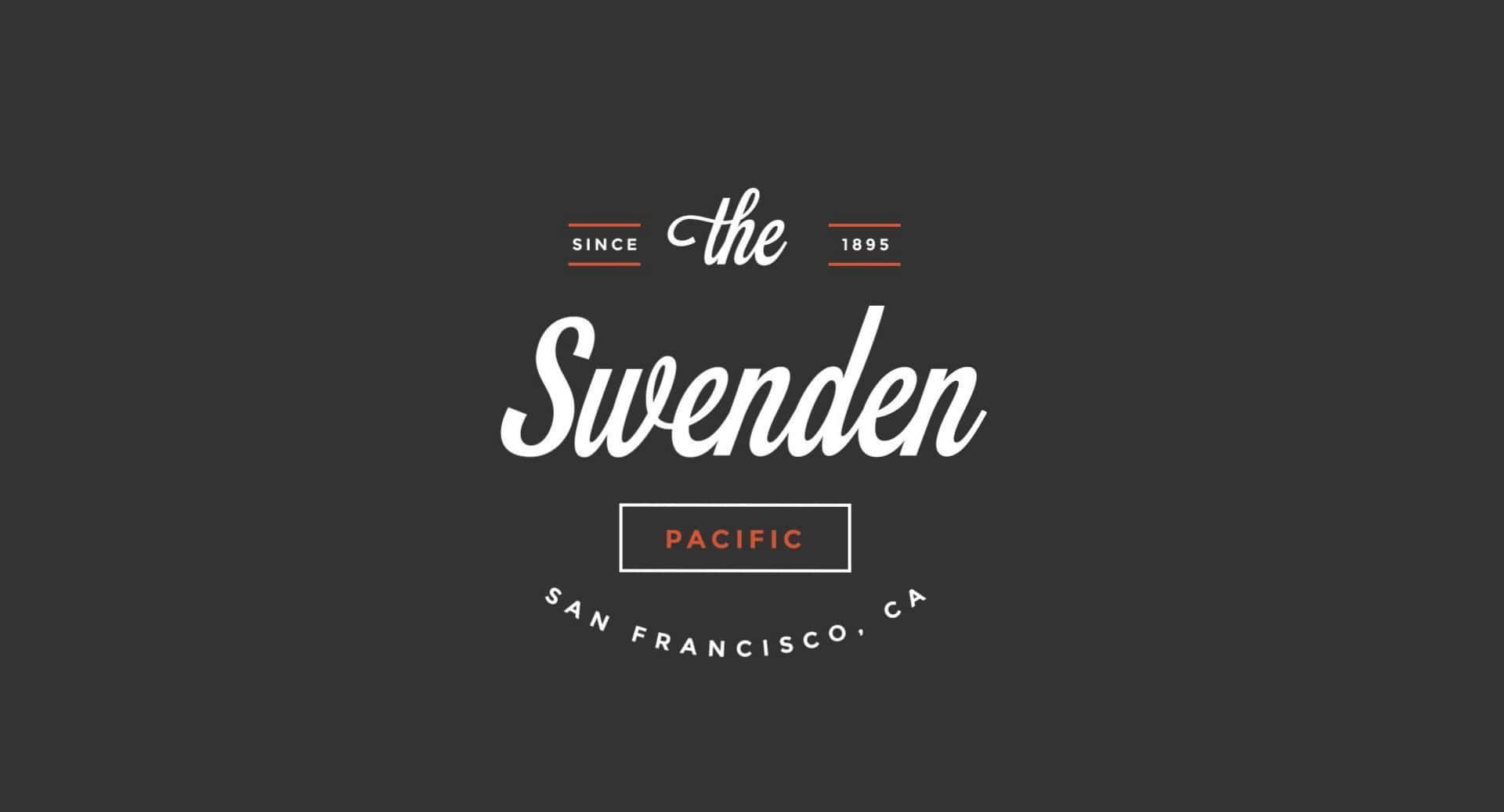 The Sweden Pacific Logo On A Black Background Background