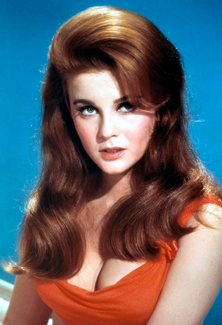 The Swinger Swedish American Icon Ann Margret Portrait Background