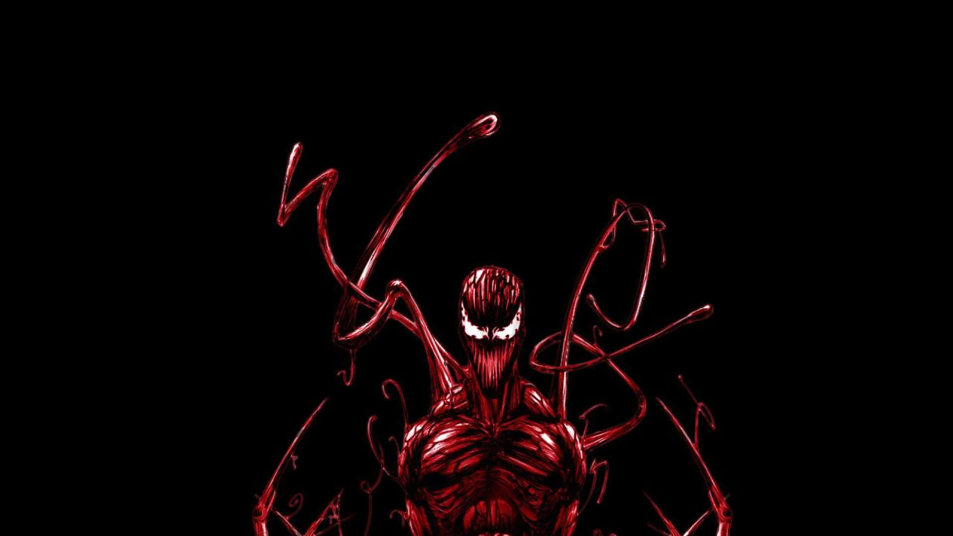 The Symbiote Supervillain Carnage Takes On Marvel Heroes Background