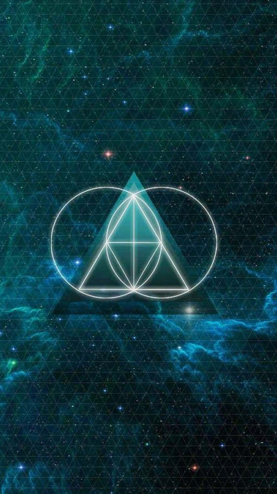 The Symbol Of The Triangle Of Life Background