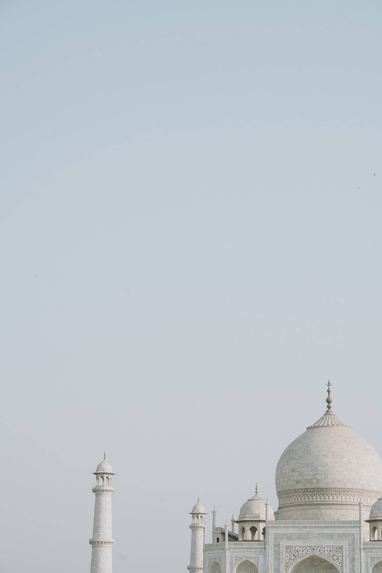 The Taj Mahal's Outer Dome Background