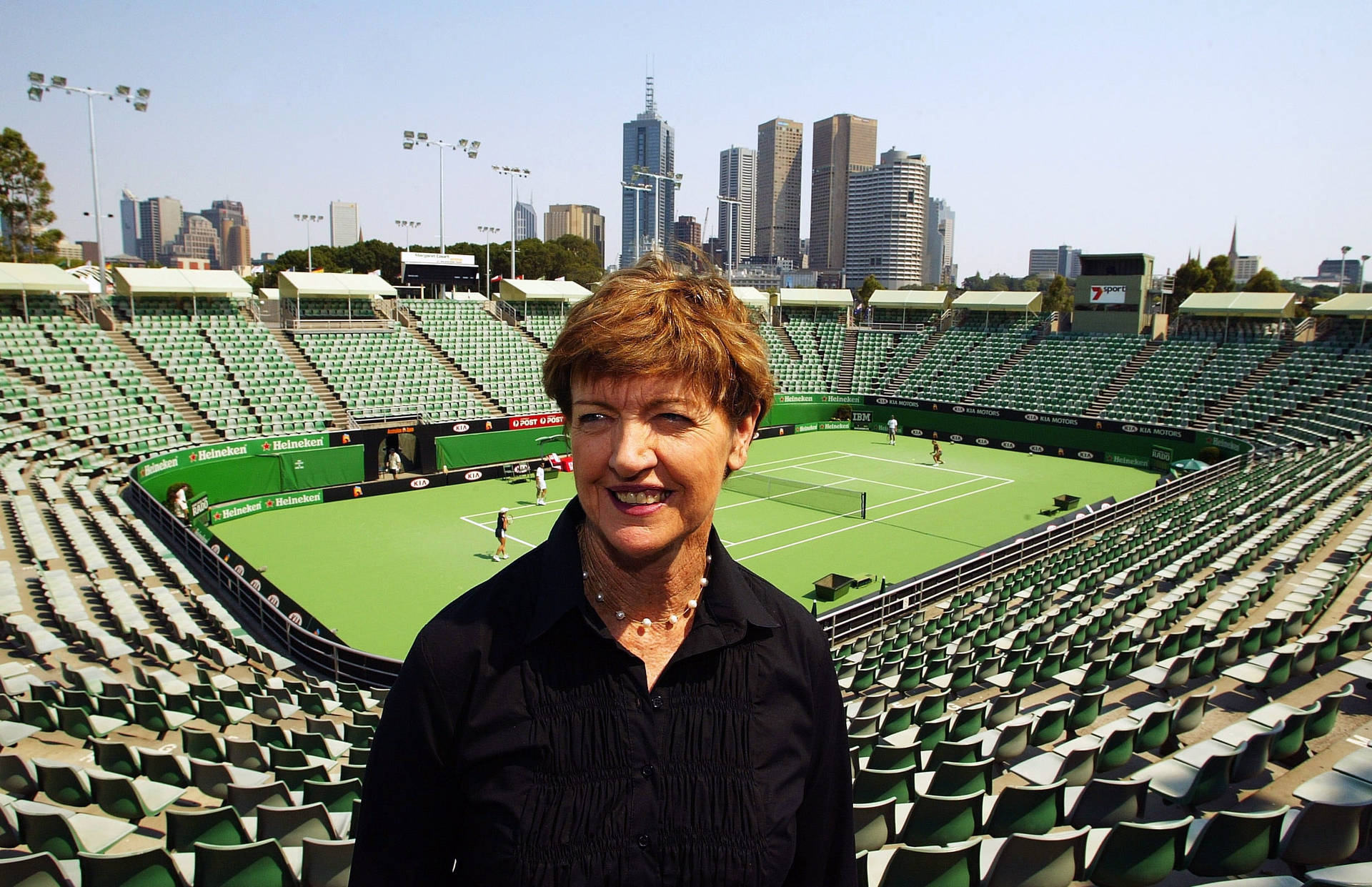 The Tennis Legend Margaret Court Background