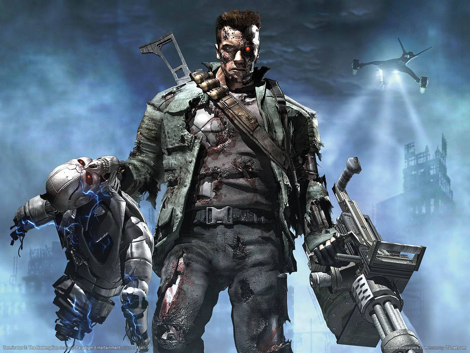 The Terminator Cyborg Assassin Background