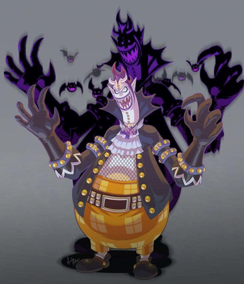 The Terrifying Gecko Moria From One Piece Background