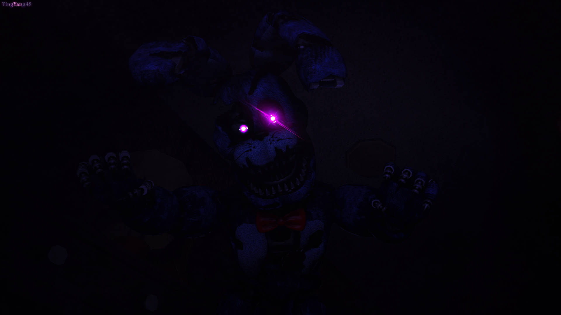The Terrifying Nightmare Freddy From Five Nights At Freddy's Background