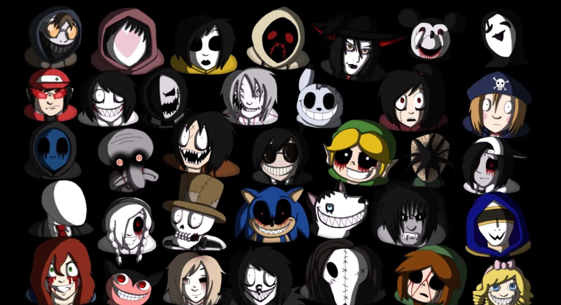 The Terror Of A Creepypasta Seen Through The Eyes Of A Victim Background