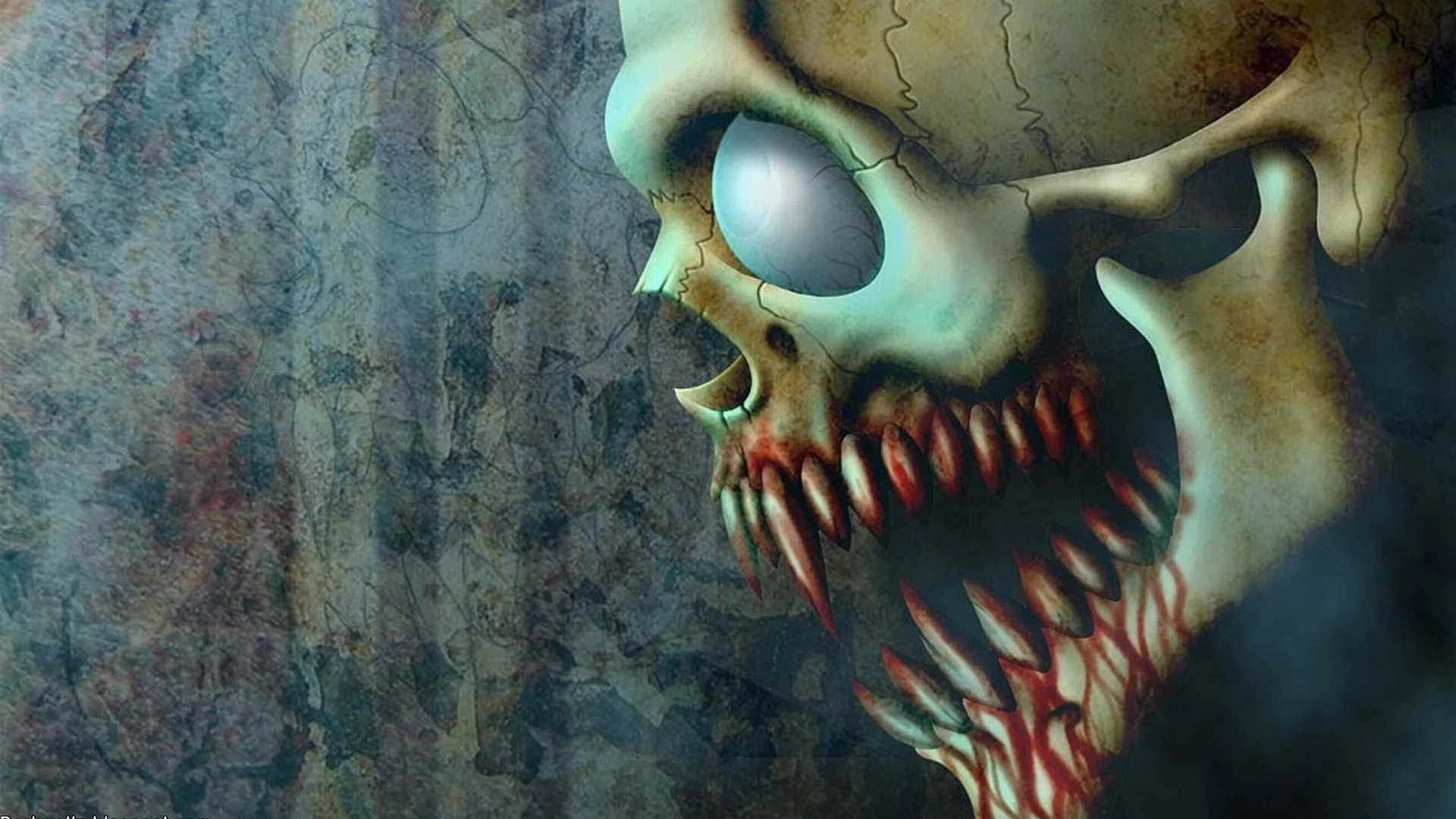 The Terror Of The Evil Skull Background