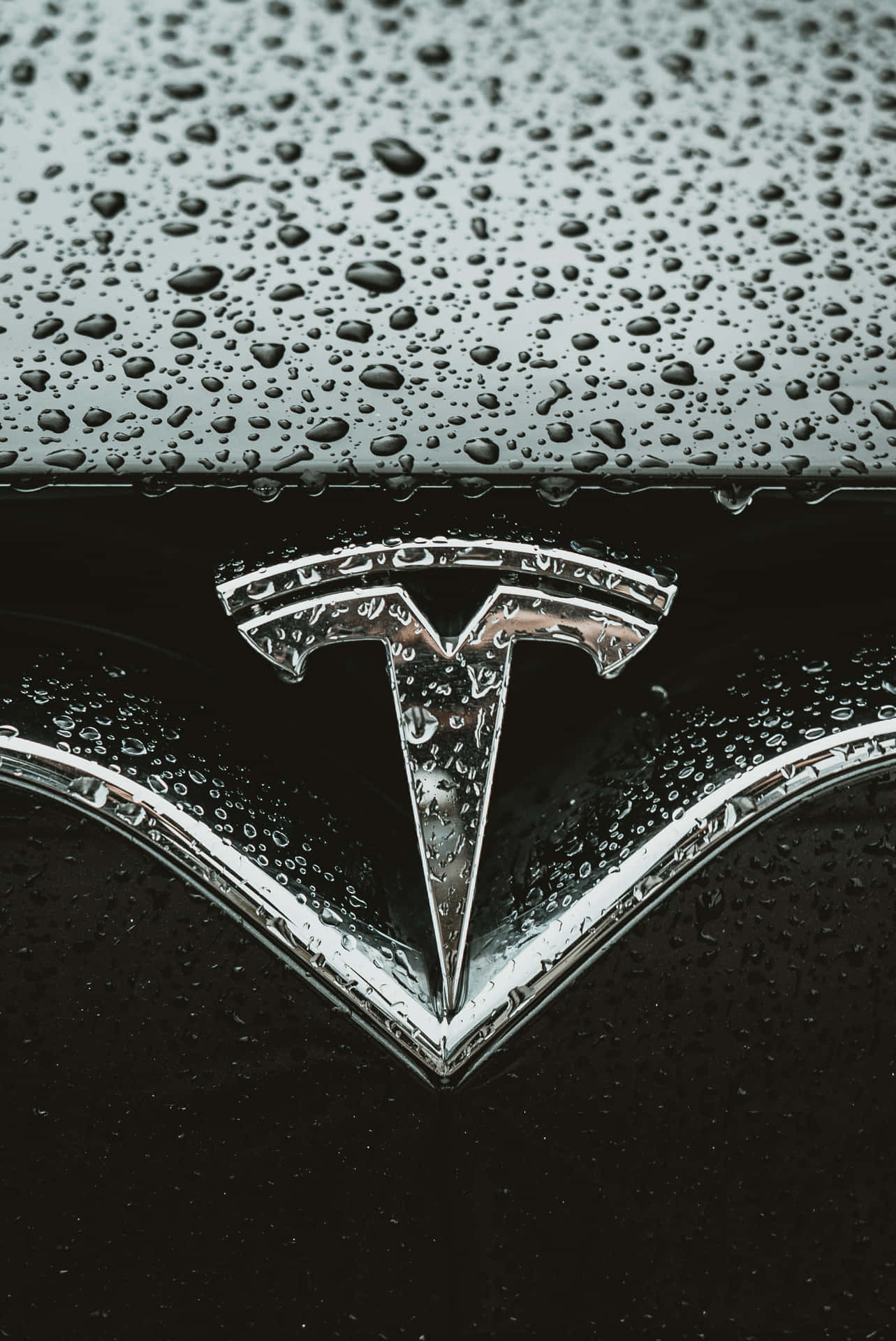 The Tesla Logo In 4k Resolution Background