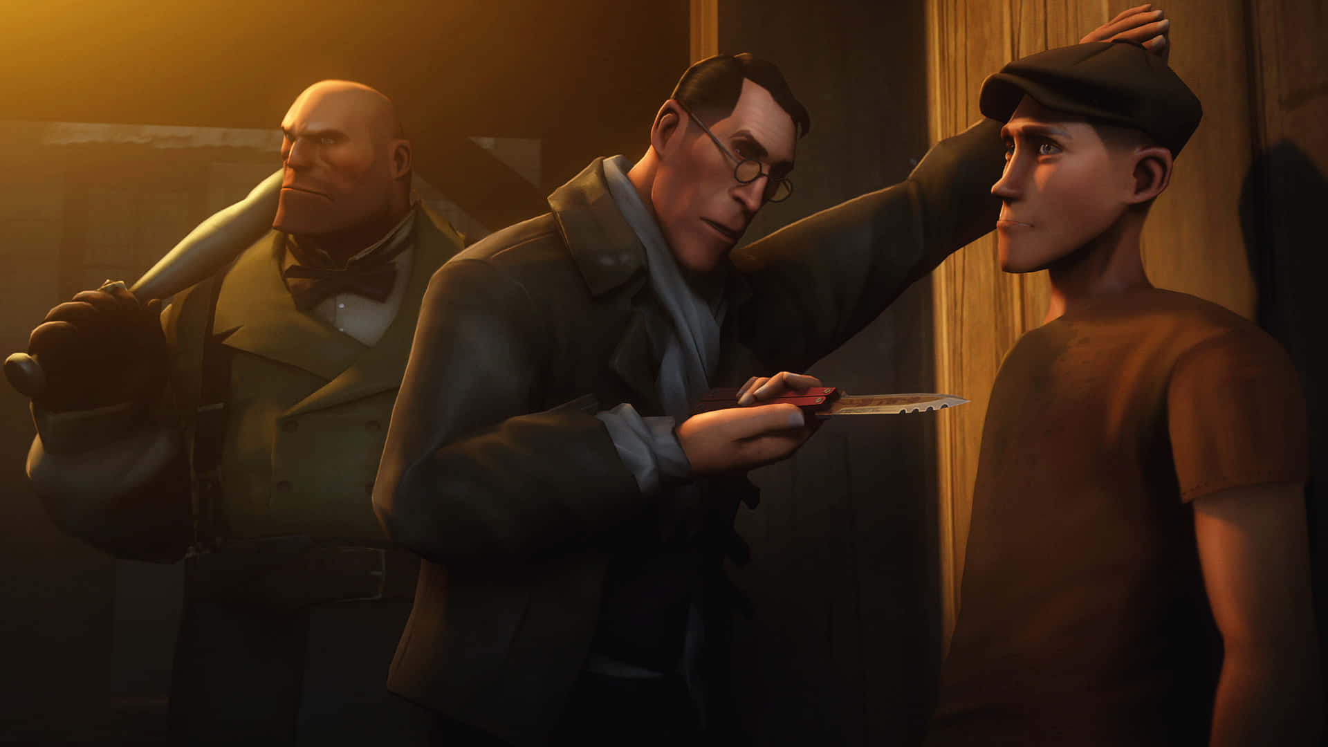 The Tf2 Medic Ready To Heal And Support Background