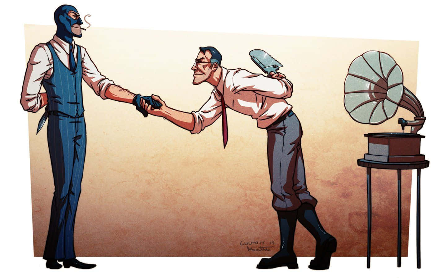The Tf2 Medic: Saving Lives With Science! Background