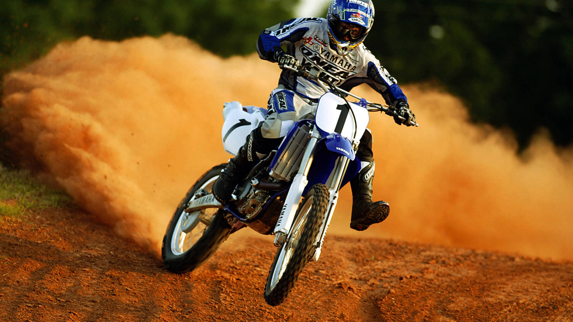 The Thrill Of A Monster Dirt Bike Background