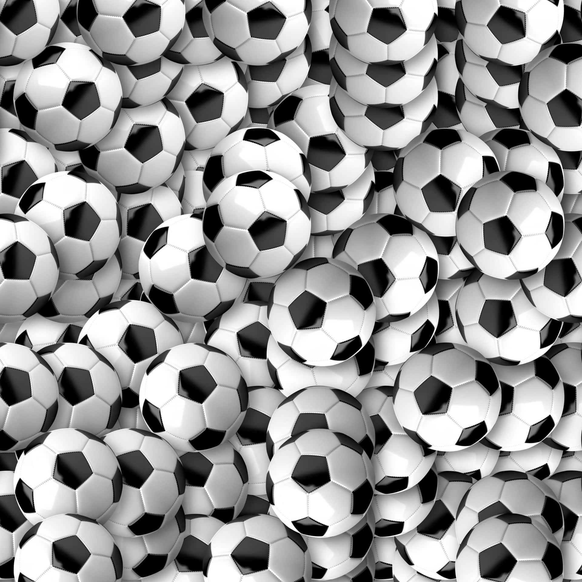 The Thrilling Game - Close-up Of A Soccer Ball Background