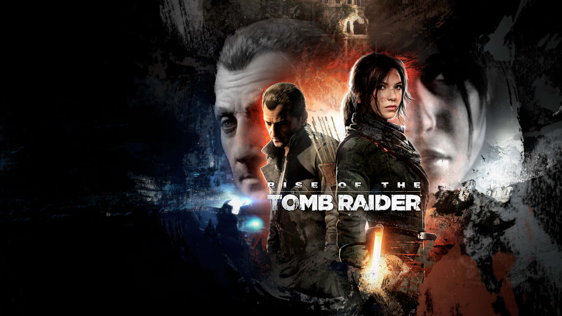 The Tomb Raider Is Shown On The Cover Background