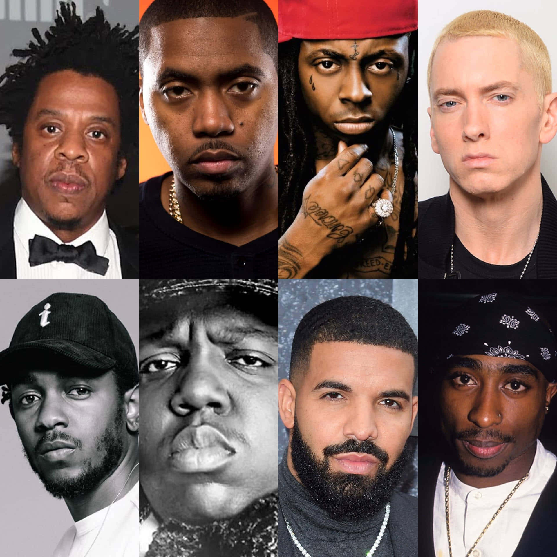 The Top 10 Rappers Of All Time Background