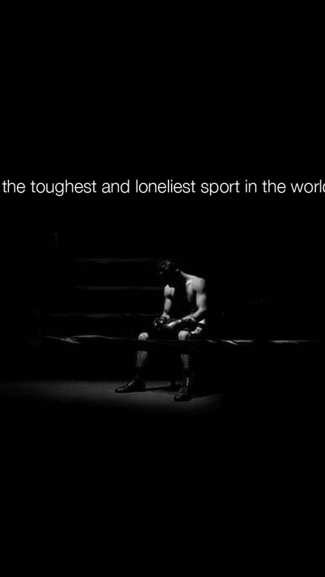 The Toughest And Lonely Sport In The World Background