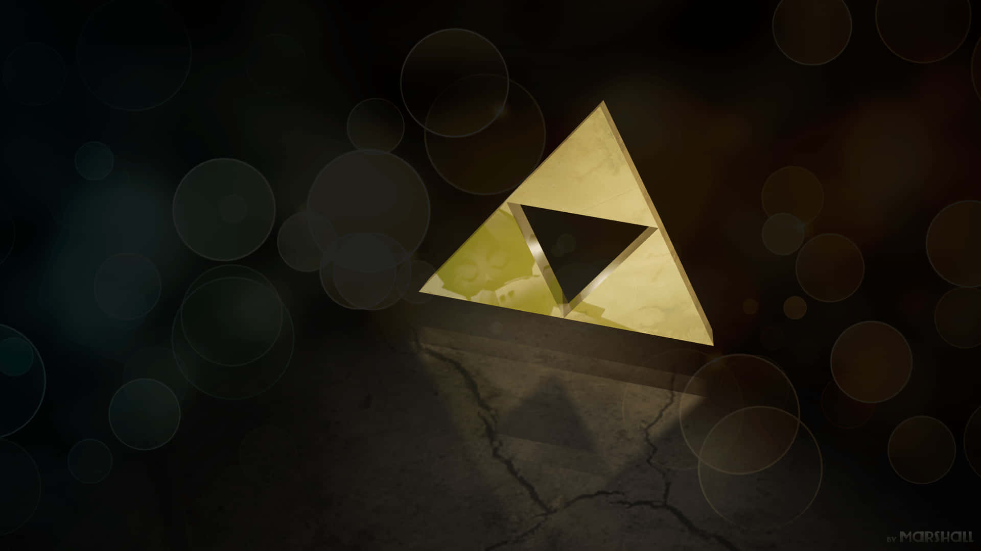 The Triforce, An Ancient Symbol Of Power Background