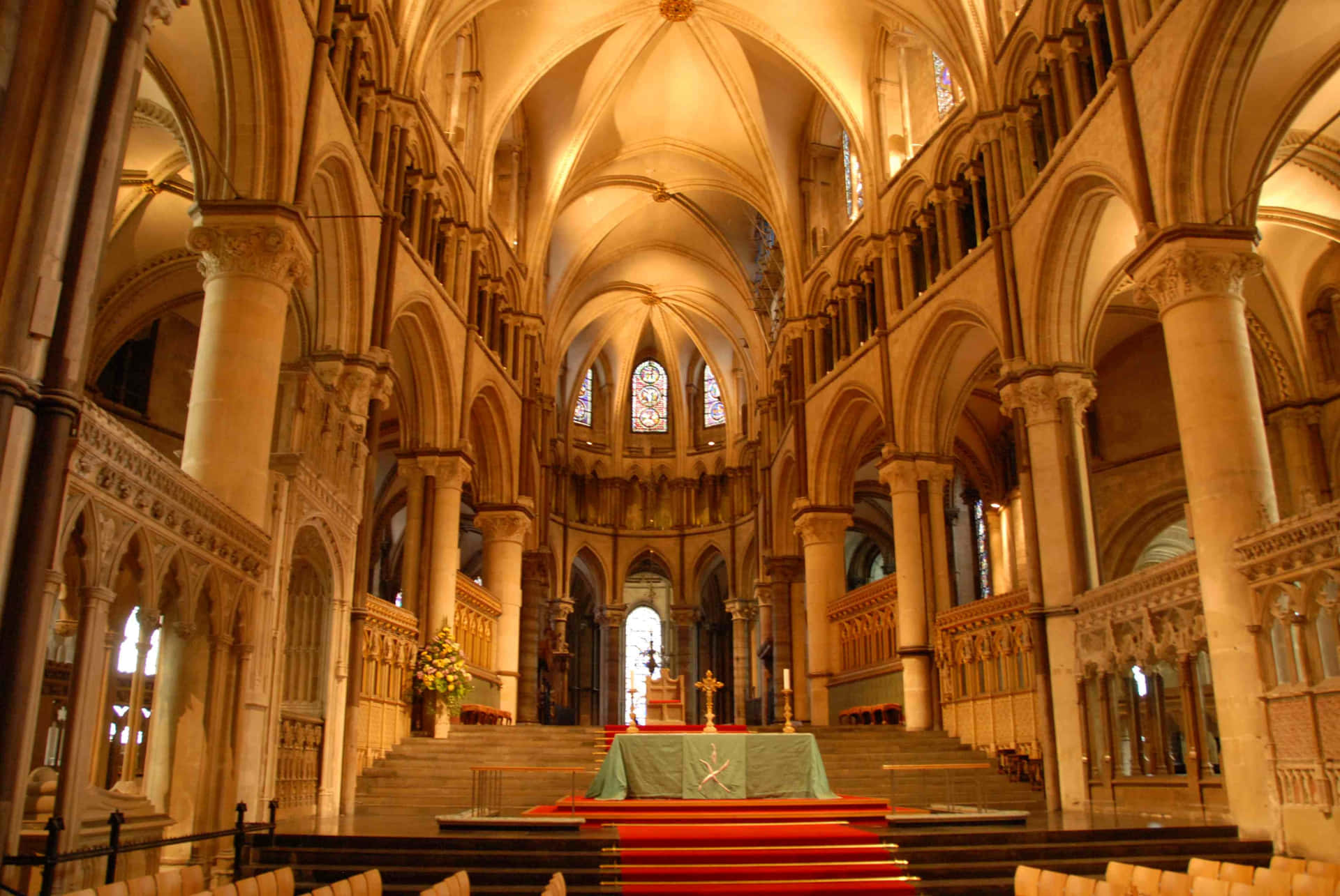 The Trinity Chapel At Canterbury Cathedral Background