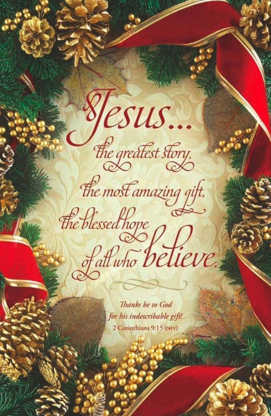 The True Meaning Of Christmas Can Be Found In The Bible. Background
