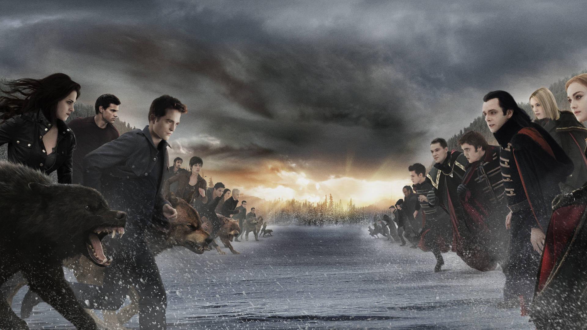 The Twilight Saga Breaking Dawn Fight Scene Background