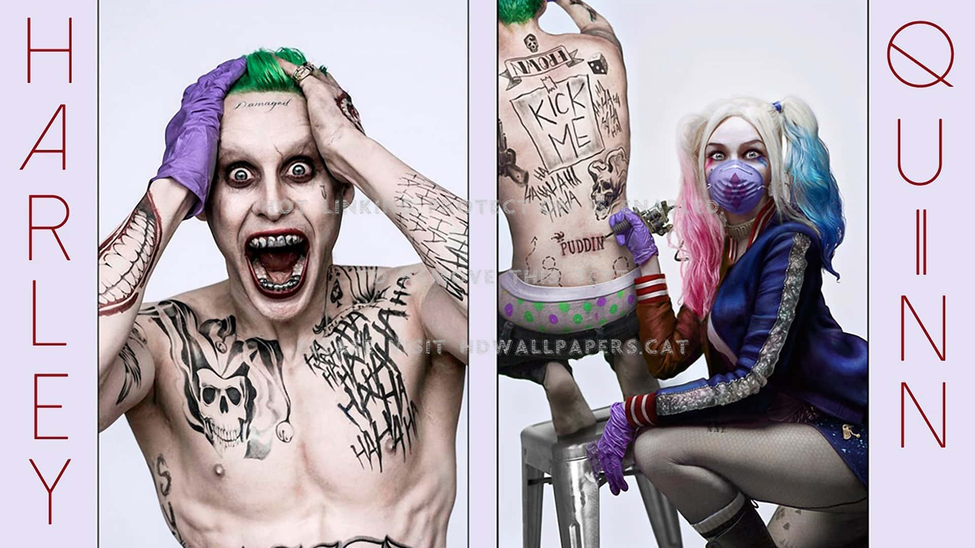 The Twisted Love Story Of Joker And Harley Quinn From Suicide Squad Background