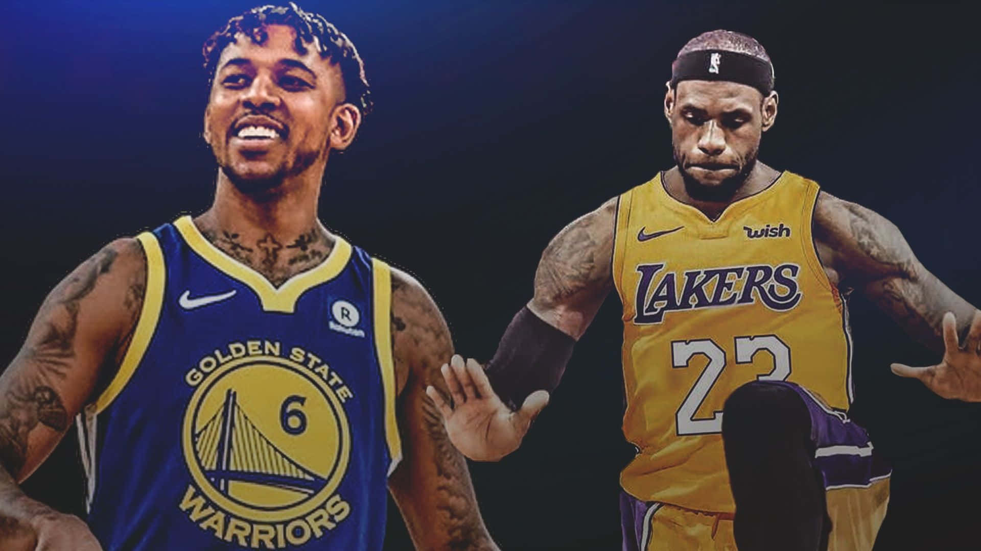 The Two Players Nick Young Background