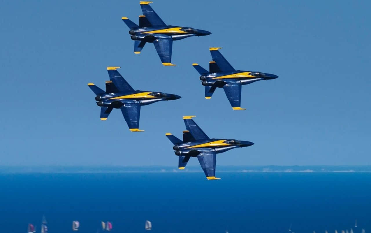 The U.s. Navy Blue Angels Background