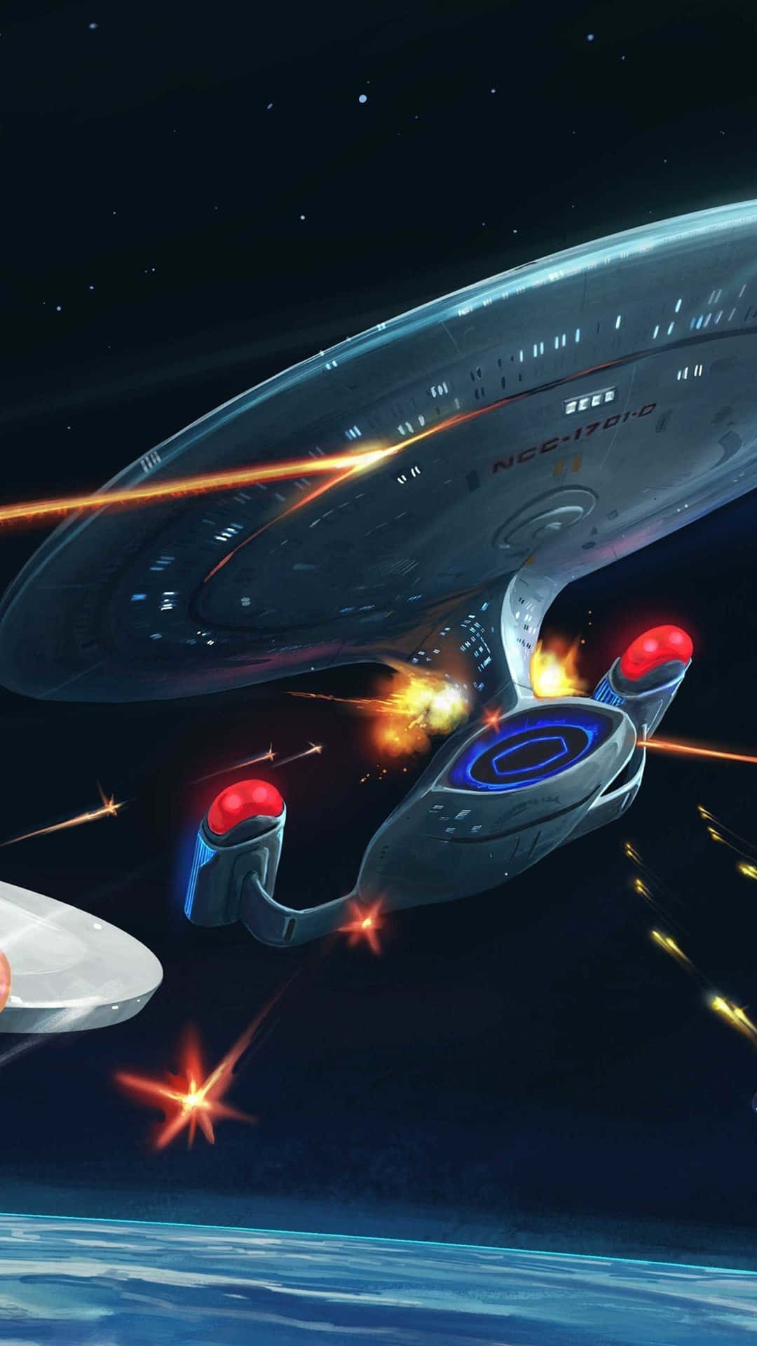 The U.s.s Enterprise Sets Sail On Its Mission To Explore The Final Frontier