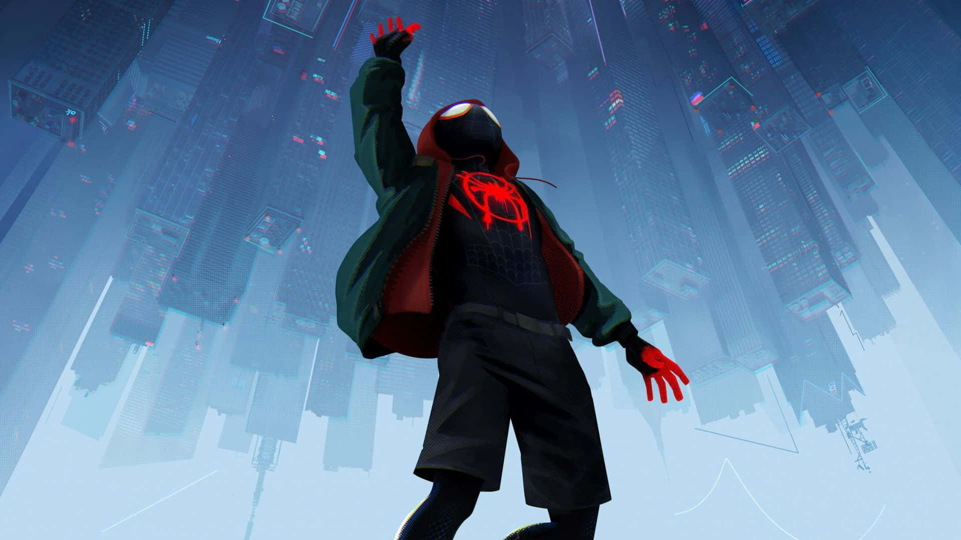 The Ultimate Hero - Spider-man: Into The Spider-verse 4k Background