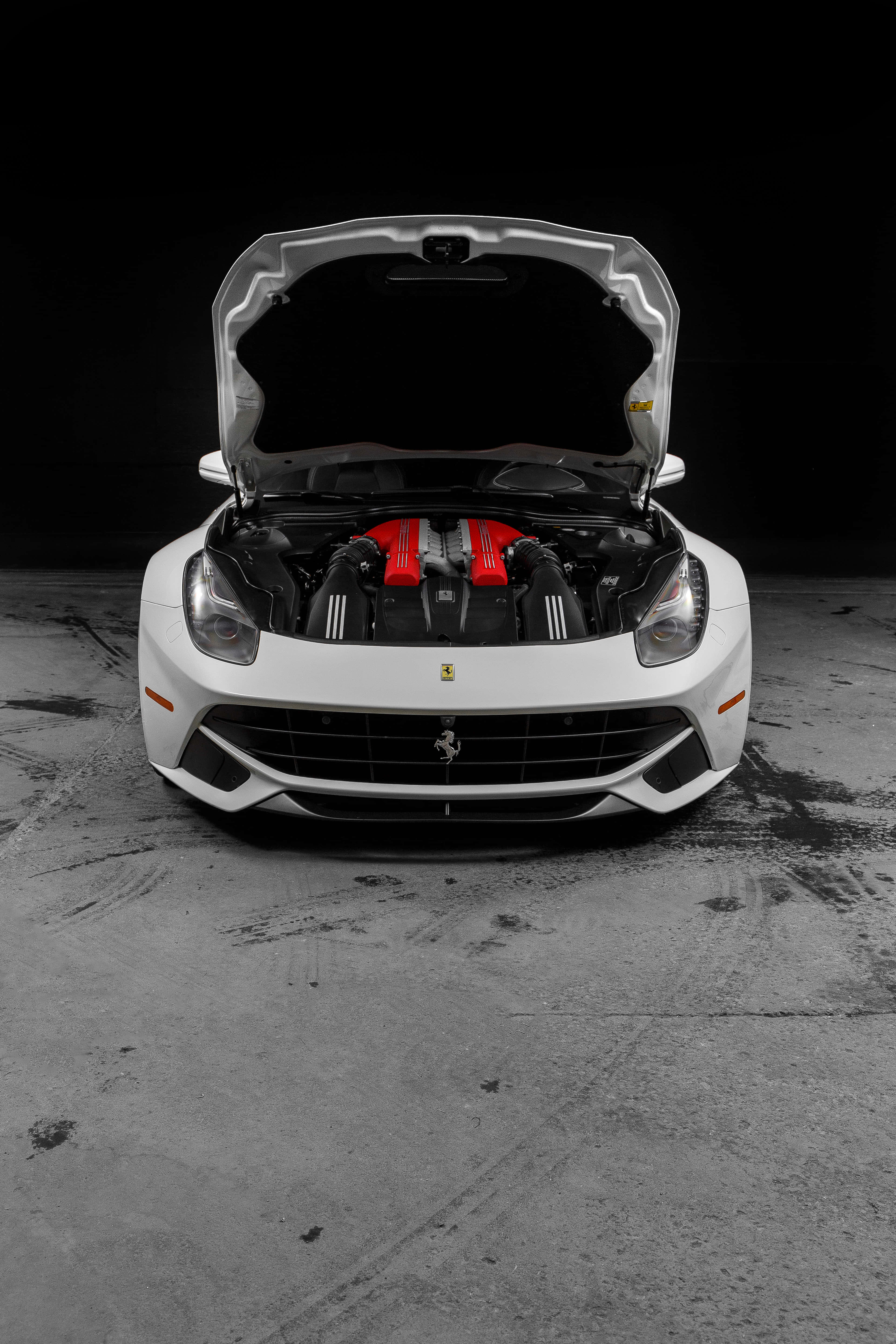 The Ultimate Luxury - White Ferrari Iphone