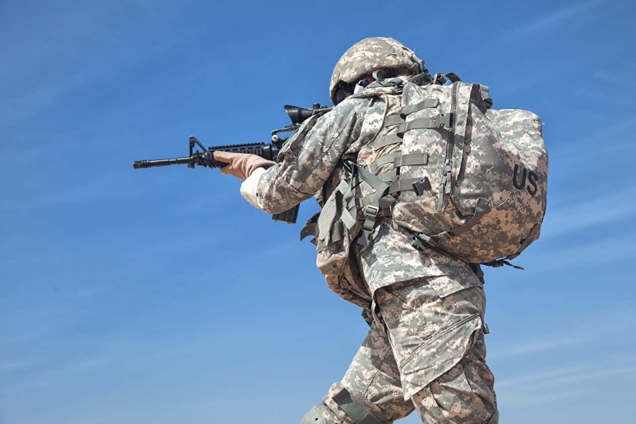 The Ultimate Symbol Of National Defense Background