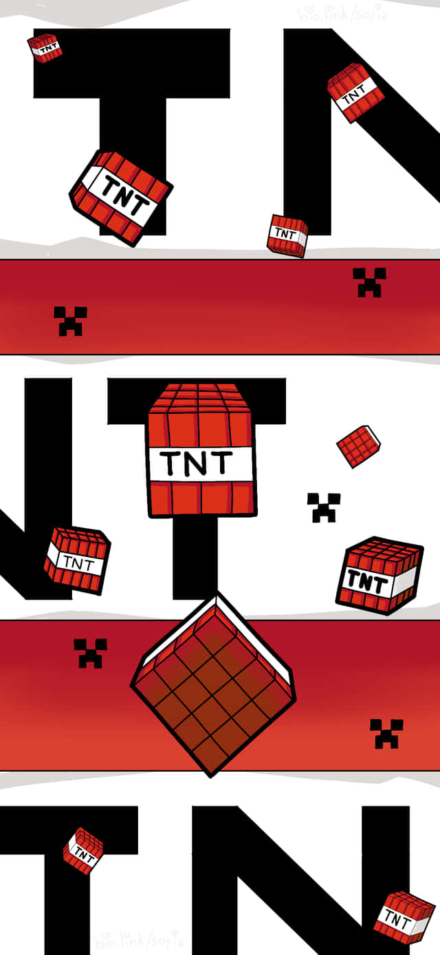 The Ultimate Weapon In The World Of Minecraft - Tnt Background