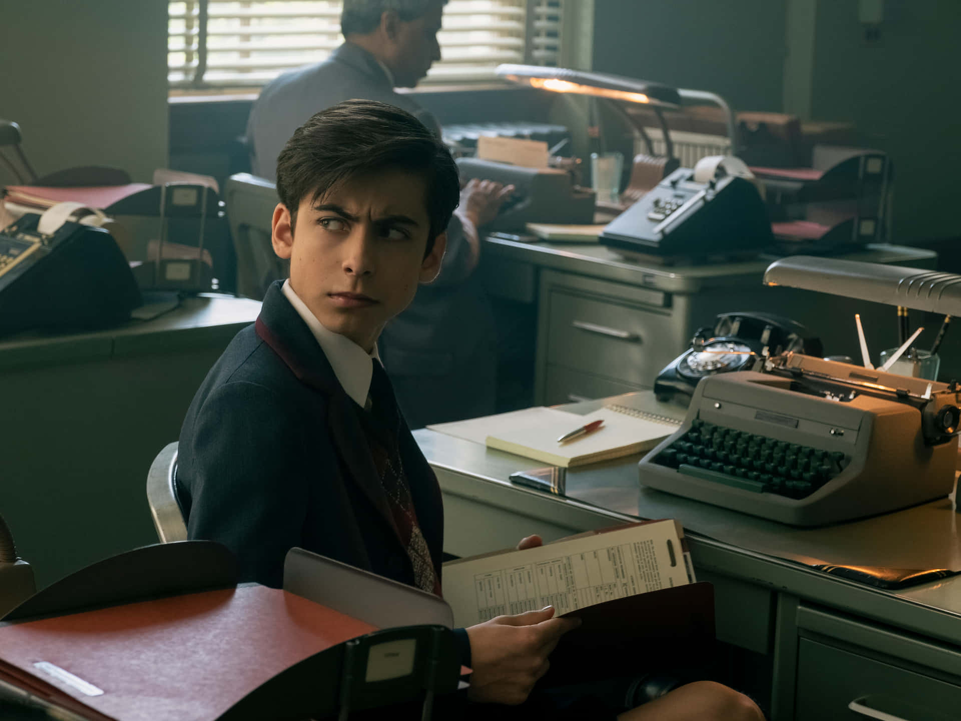 The Umbrella Academy's Five Hargreeves Travels To The Future Background