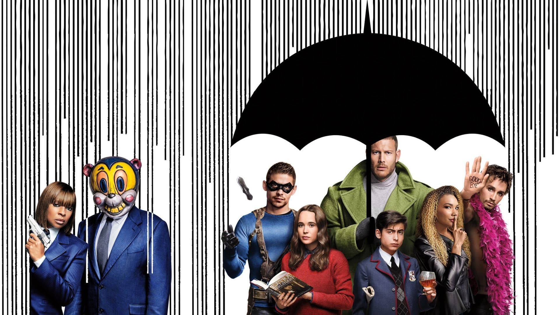 The Umbrella Academy Season 1 Poster Background