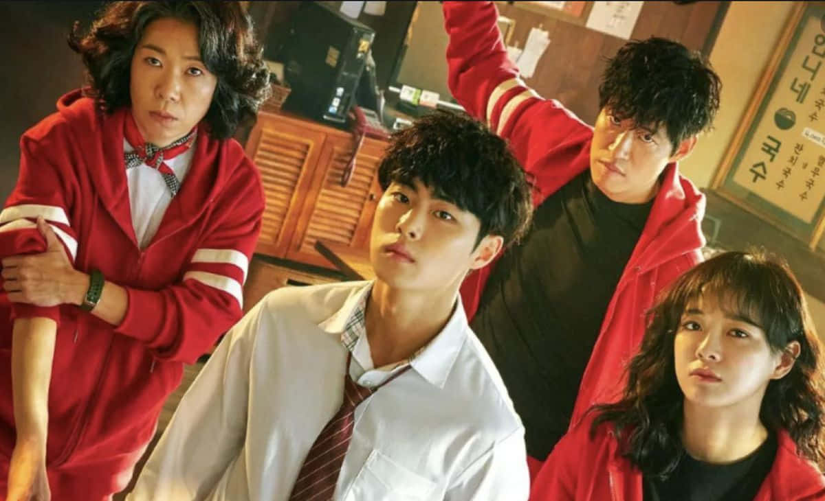 The Uncanny Counter Cast In A Dramatic Still Background